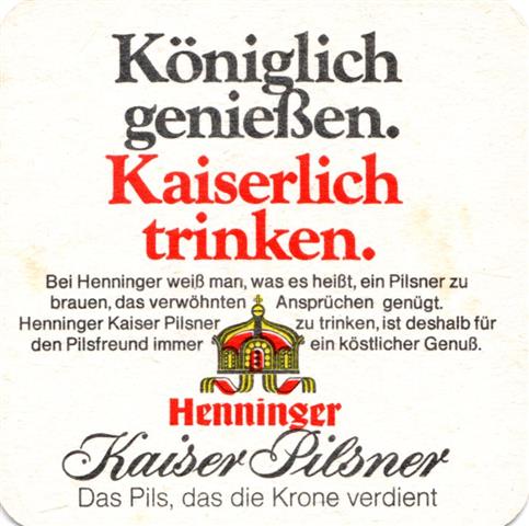 frankfurt f-he henninger kaiser quad 2b (185-königlich-krone gelb)